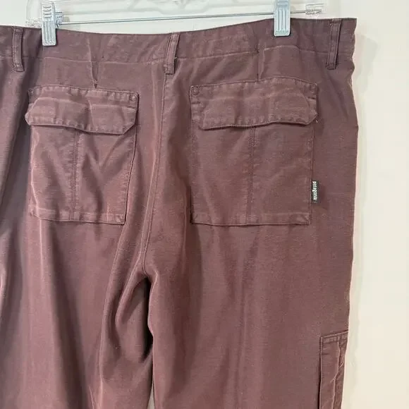 Patagonia Womens Vintage Pants Cargo Straight Leg Brown 14 Y2K Outdoor - Picture 5 of 10